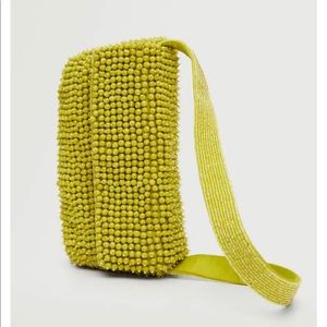 Hand made beaded MANGO mini bag